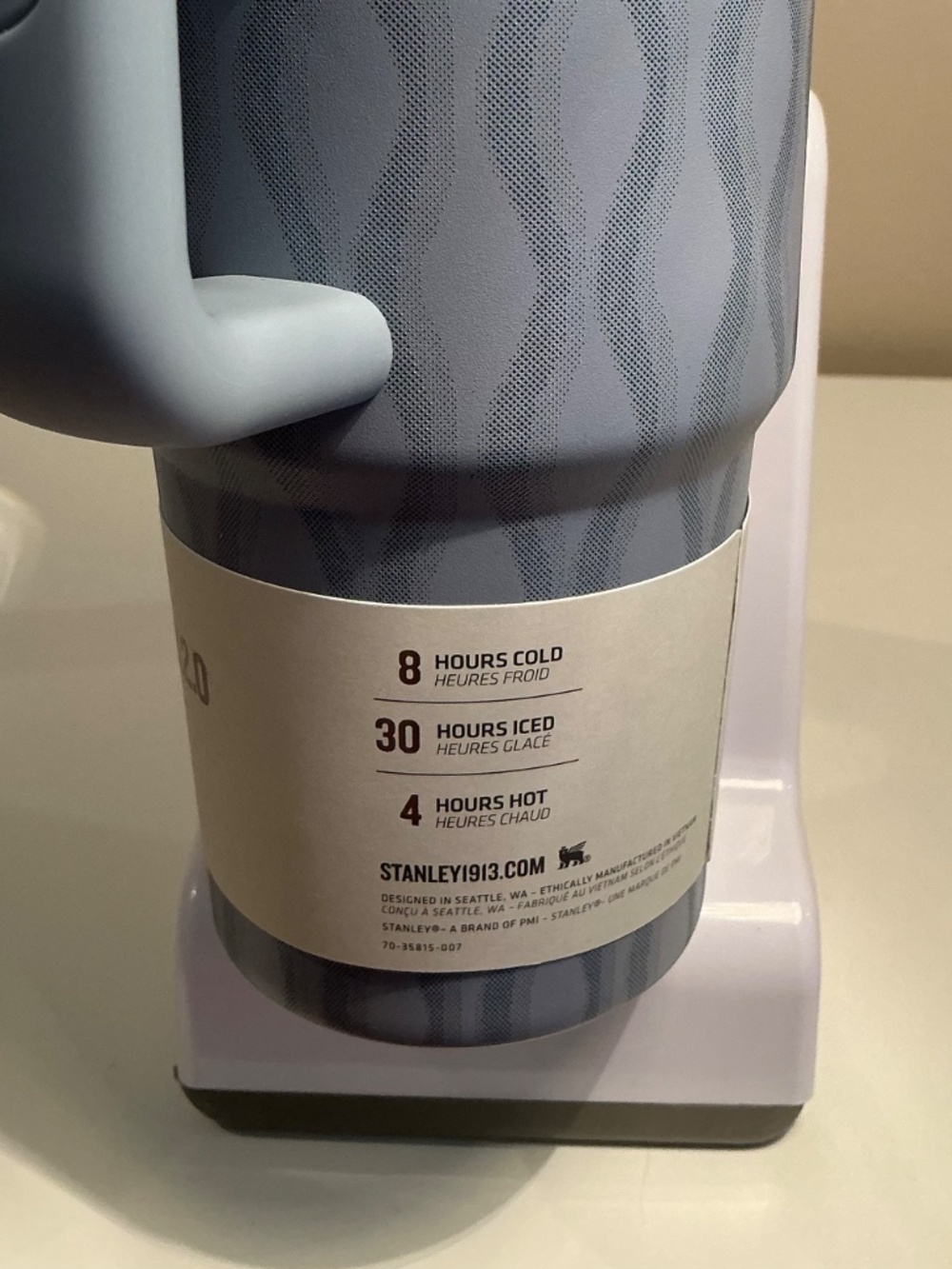 Stanley Slate Blue Drift 20 ounce - Picture 4 of 5